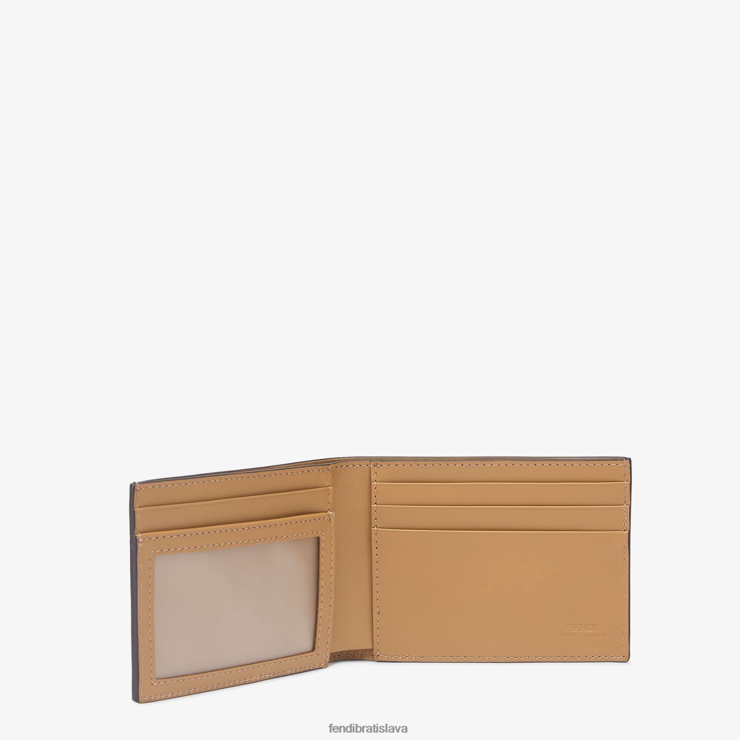 príslušenstvo Fendi tkanina dvojskladná hnedá muži 8NT4Z82633