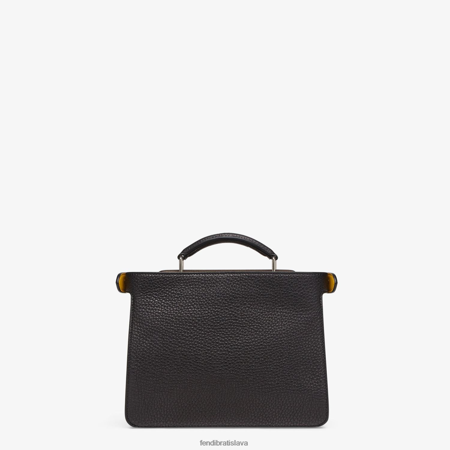 príslušenstvo Fendi mini kožená taška peekaboo iseeu čierna muži 8NT4Z81812