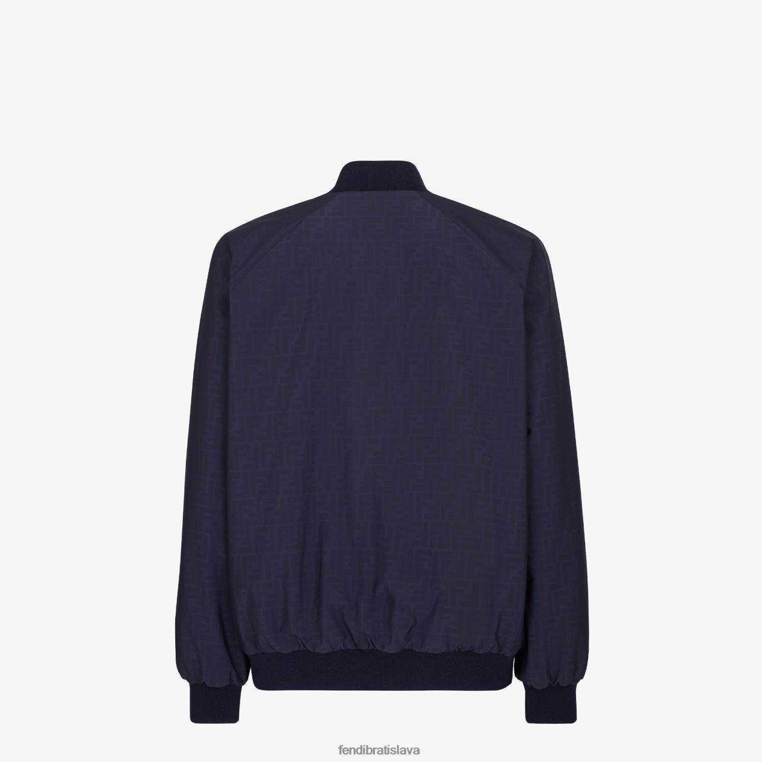 odev Fendi nylonová bomber bunda Modrá muži 8NT4Z82018