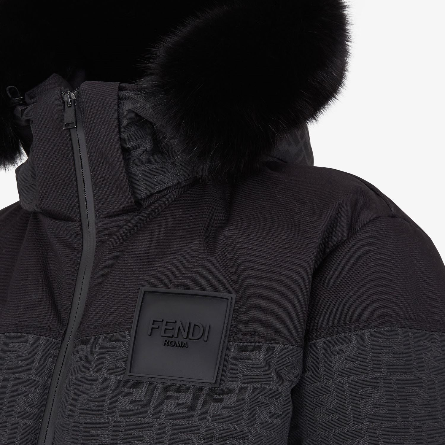odev Fendi tech látková bunda čierna muži 8NT4Z82161