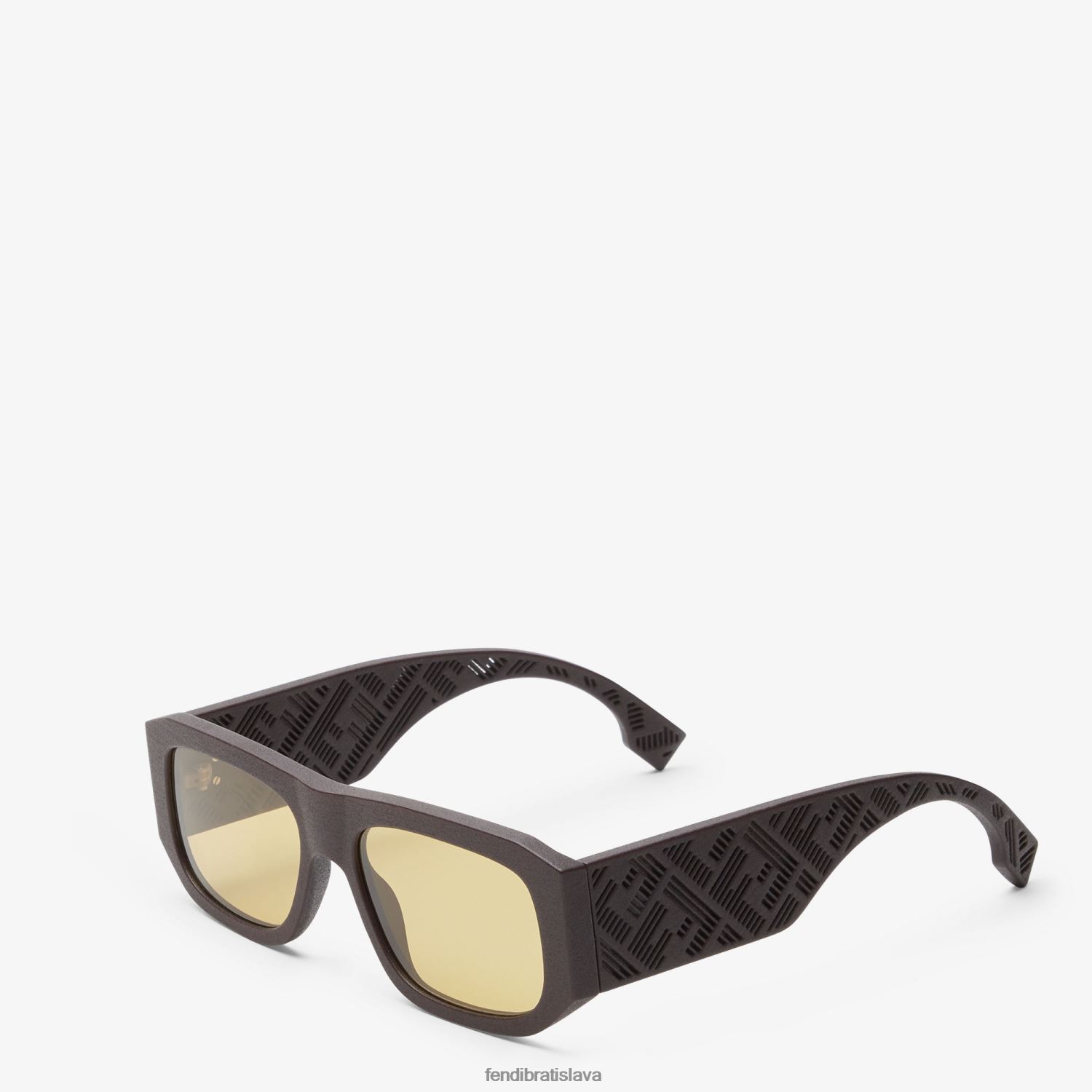 príslušenstvo Fendi tieňové acetátové slnečné okuliare hnedá muži 8NT4Z82550