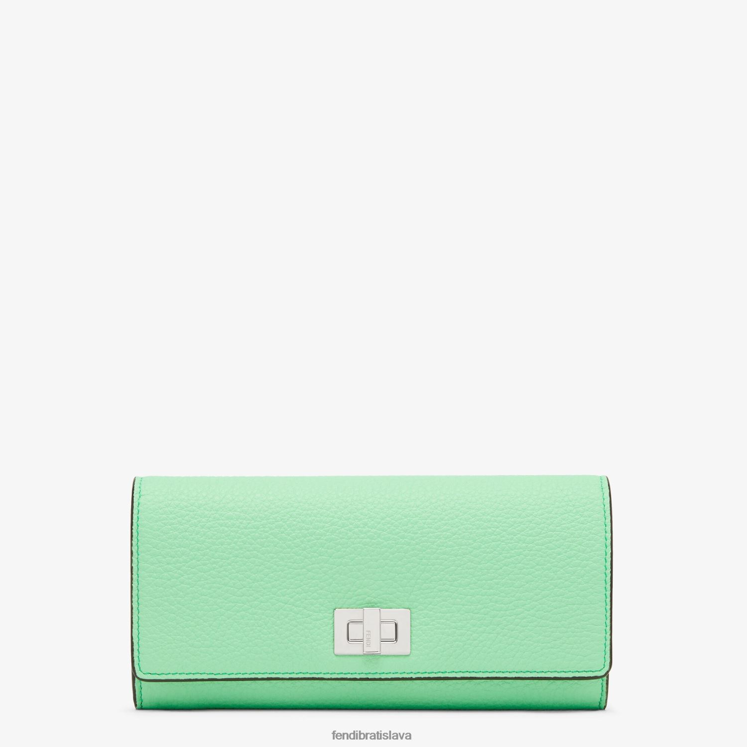 príslušenstvo Fendi Peekaboo kontinentálna kožená peňaženka zelená ženy 8NT4Z81484 - Kliknutím na obrázok zatvorte -