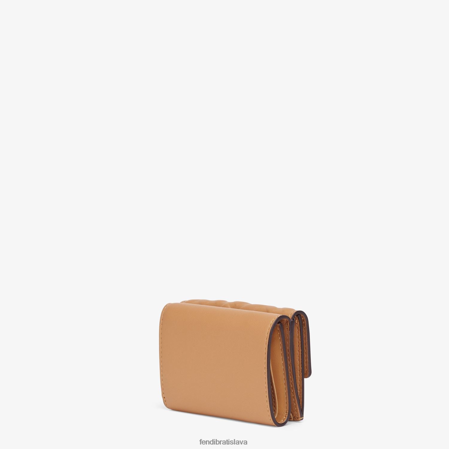 príslušenstvo Fendi bageta micro trojdielna peňaženka z napa kože béžová ženy 8NT4Z81560