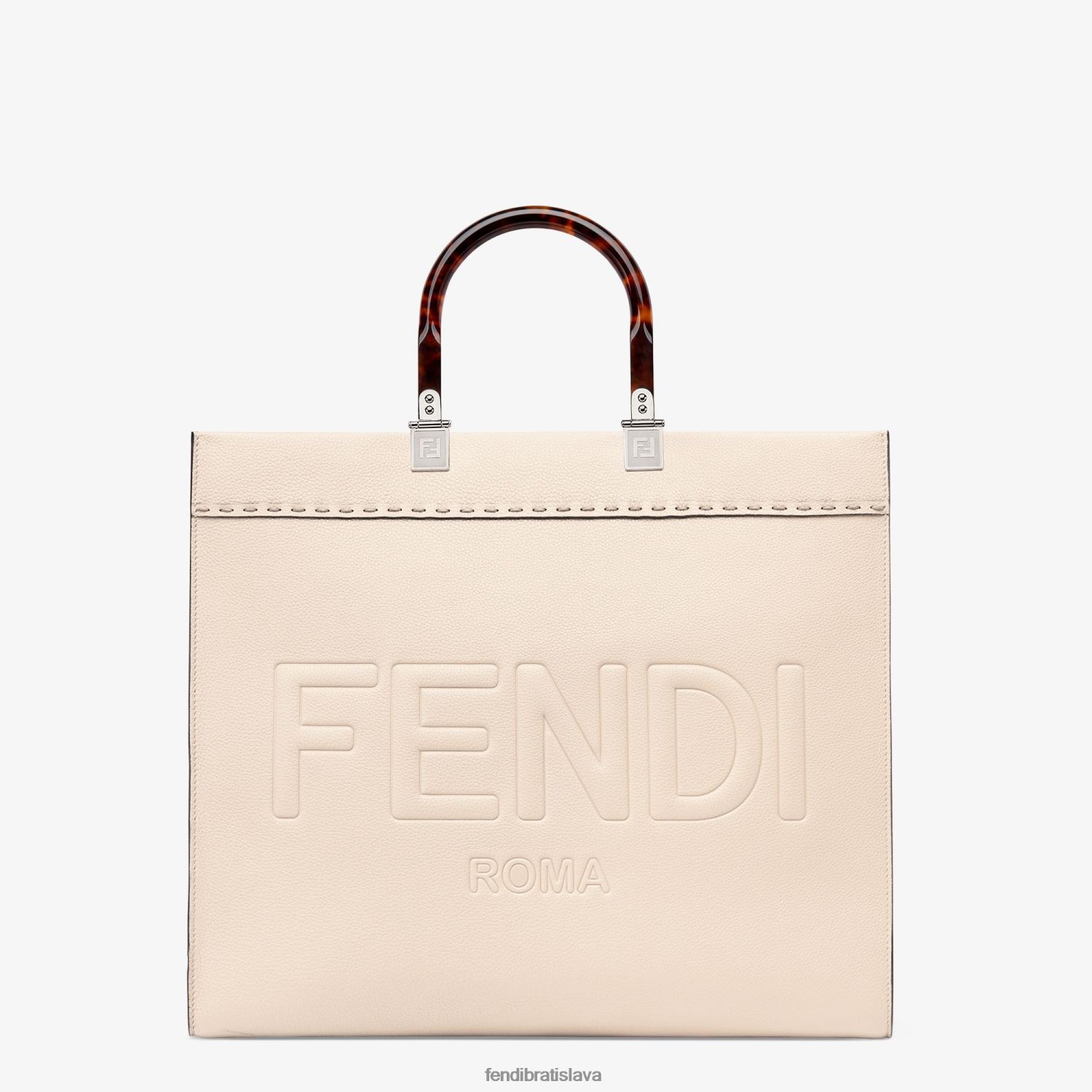 príslušenstvo Fendi bledý celozrnný shopper Ružová ženy 8NT4Z8848