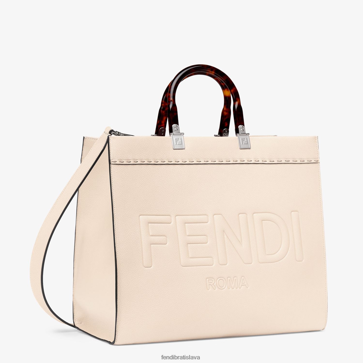 príslušenstvo Fendi bledý celozrnný shopper Ružová ženy 8NT4Z8848