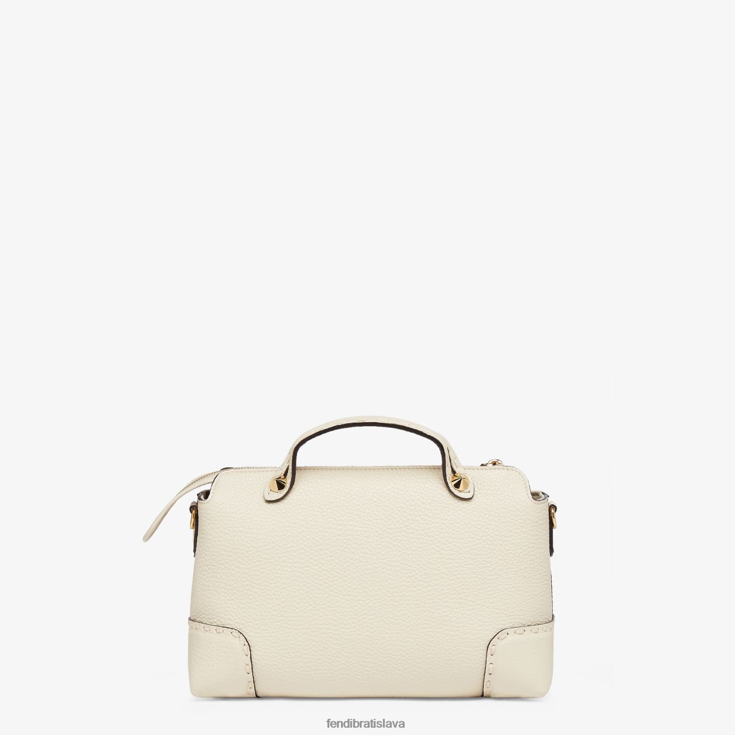 príslušenstvo Fendi boston taška camellia selleria s oversize prešívaním béžová ženy 8NT4Z8731