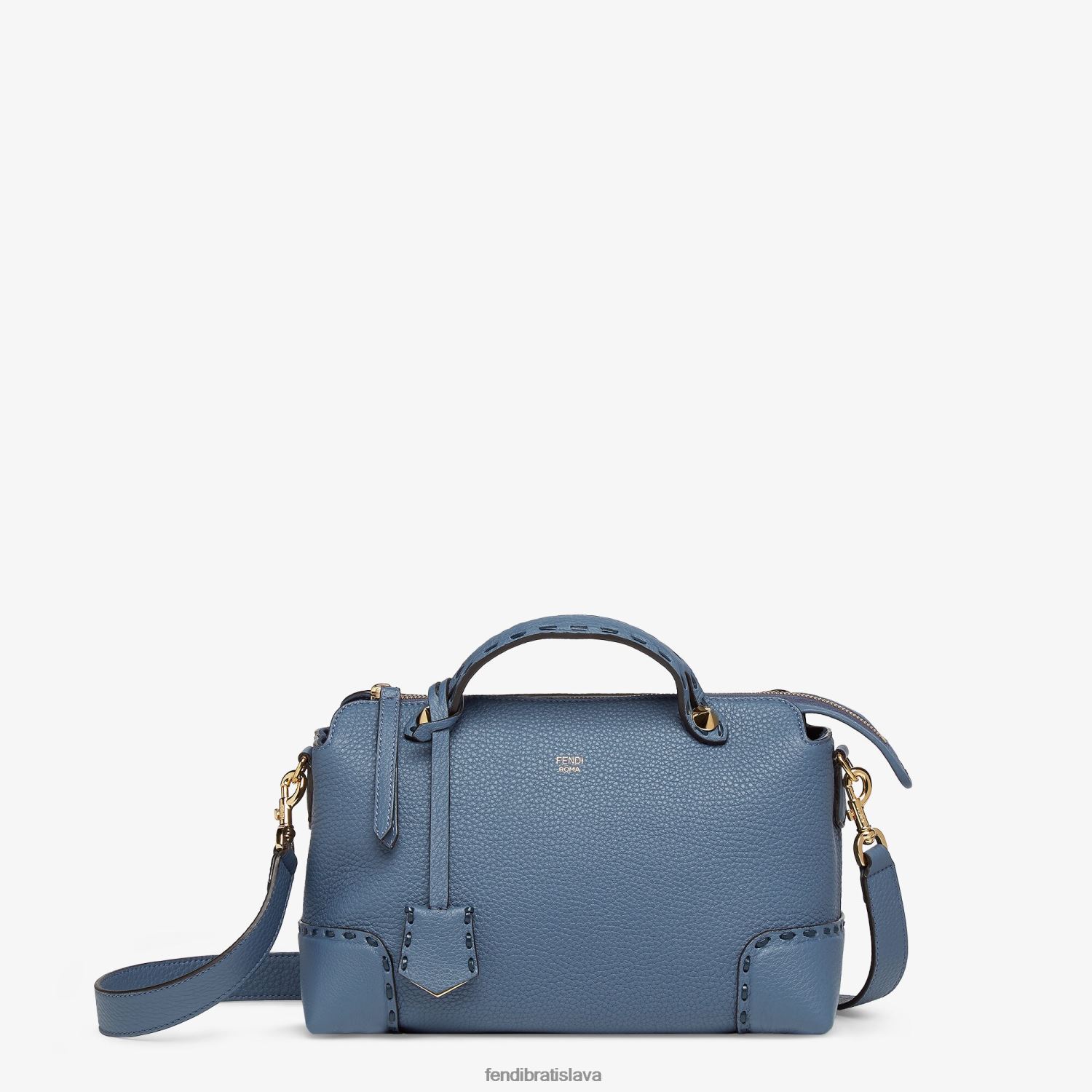 príslušenstvo Fendi boston taška sellia s oversize prešívaním Modrá ženy 8NT4Z8745