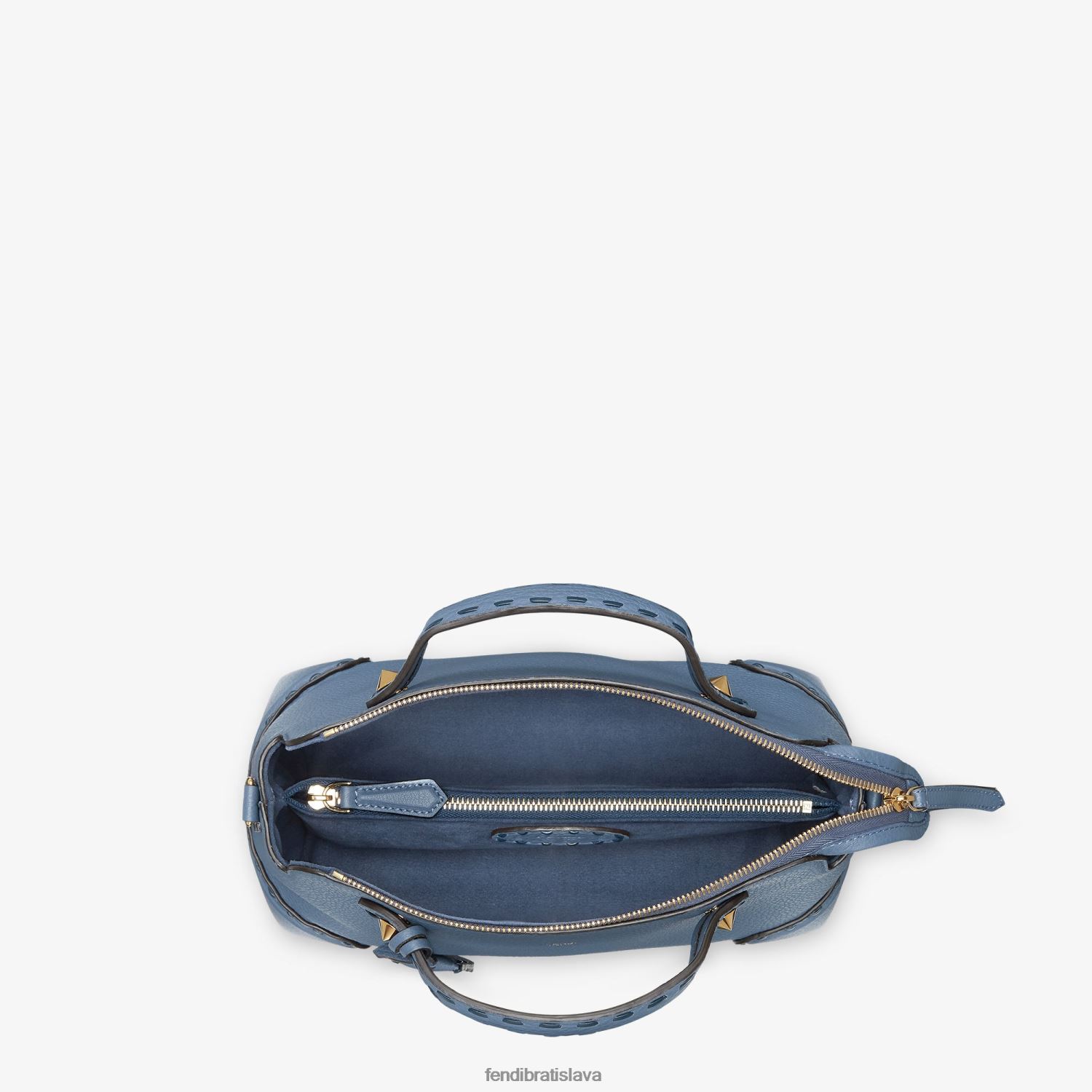 príslušenstvo Fendi boston taška sellia s oversize prešívaním Modrá ženy 8NT4Z8745