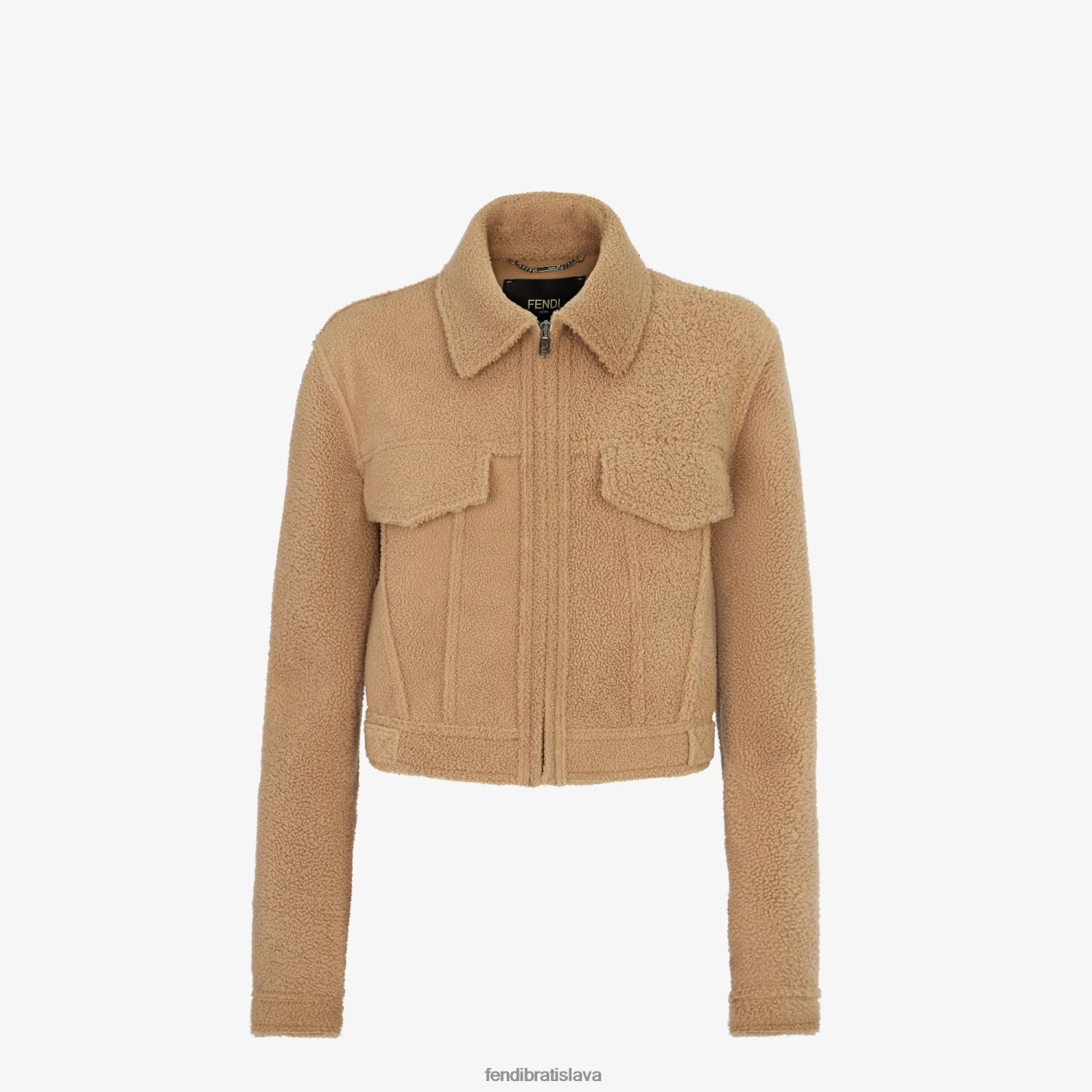 odev Fendi shearling bunda béžová ženy 8NT4Z81091
