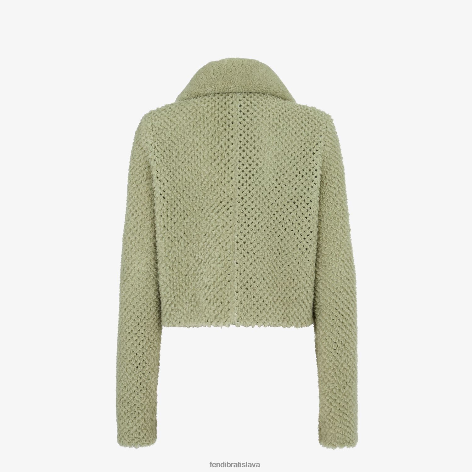 odev Fendi shearling bunda zelená ženy 8NT4Z81099