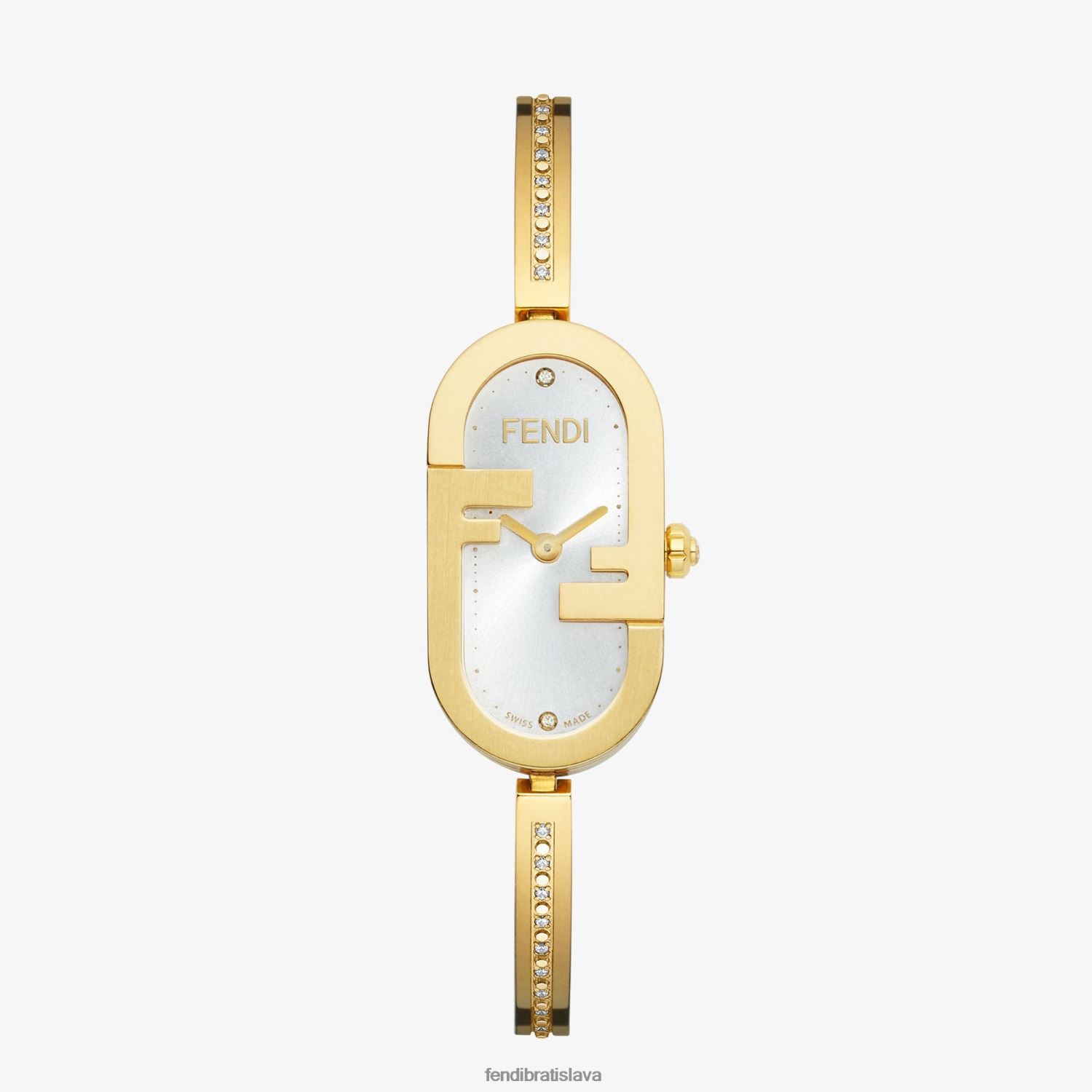 príslušenstvo Fendi 14,80 x 28,30 mm - oválne hodinky s logom o'lock zlato ženy 8NT4Z8313