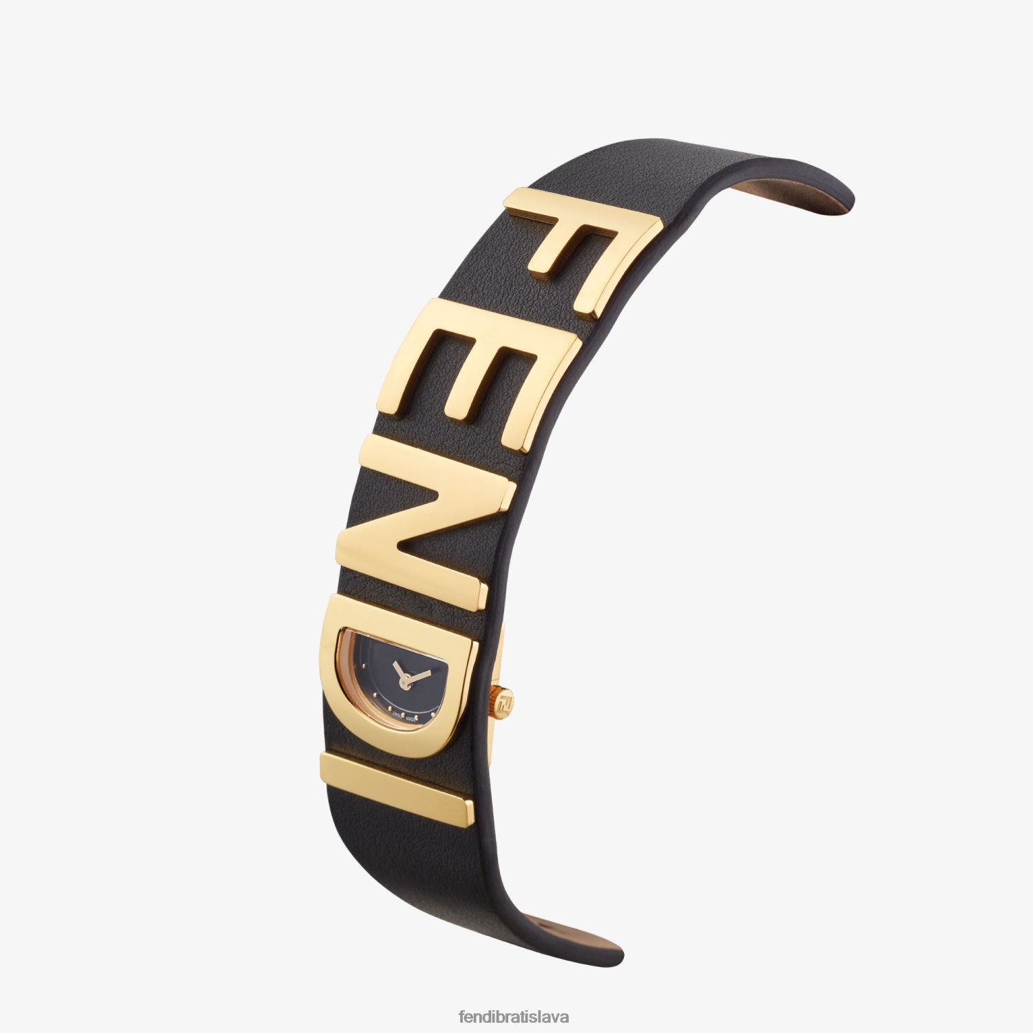 príslušenstvo Fendi 17,80 x 19,80 mm - náramkové hodinky s nápisom čierna ženy 8NT4Z838