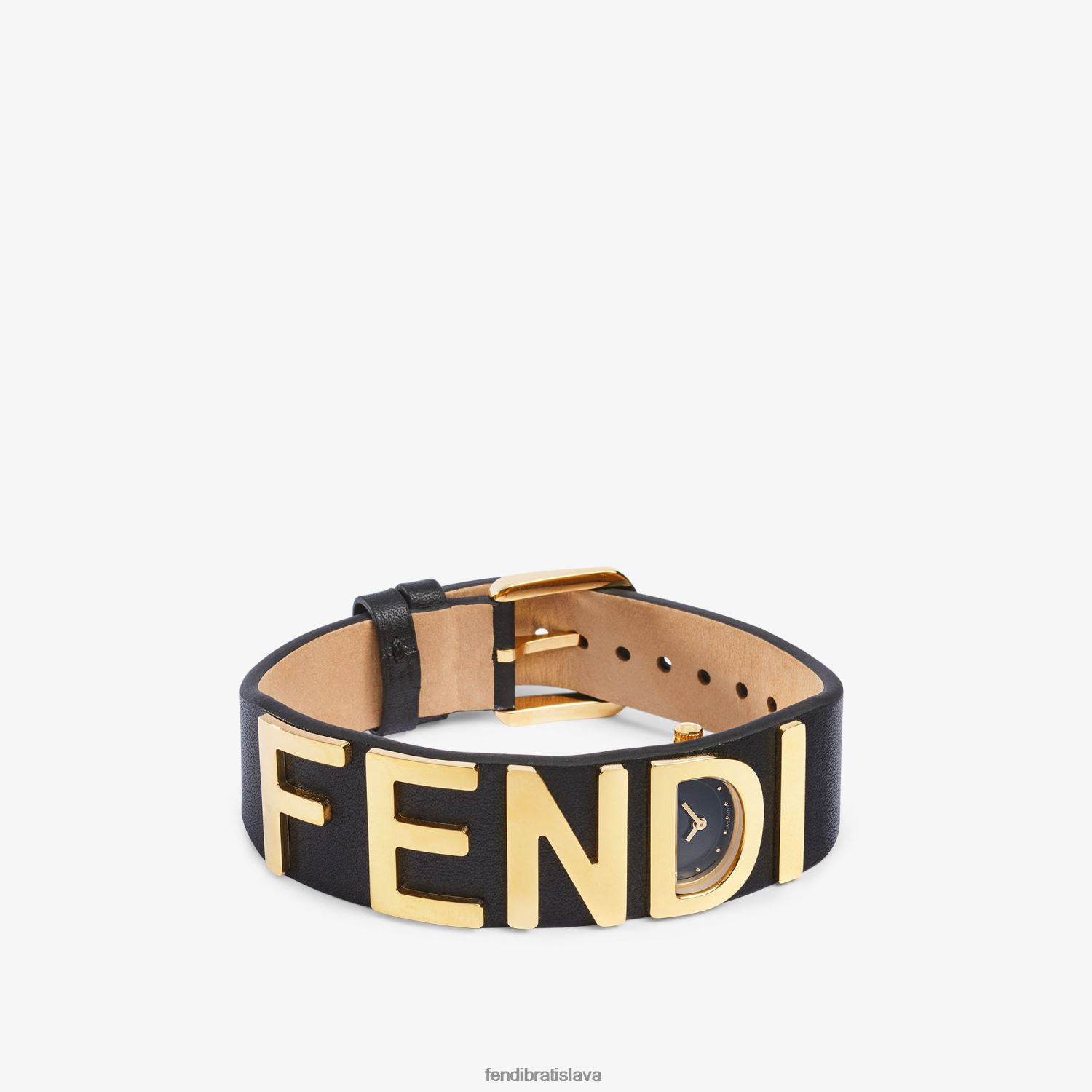 príslušenstvo Fendi 17,80 x 19,80 mm - náramkové hodinky s nápisom čierna ženy 8NT4Z838