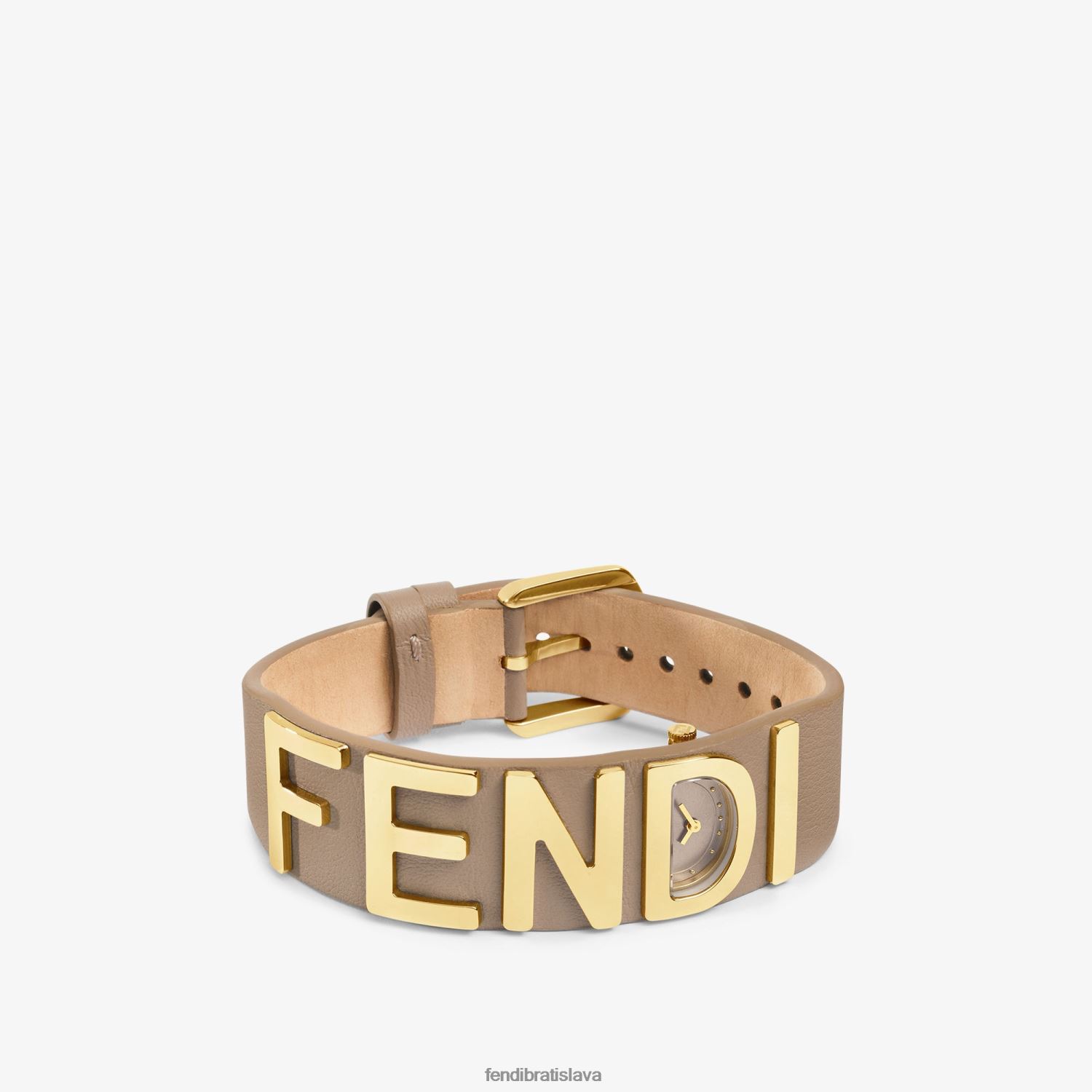 príslušenstvo Fendi 17,80 x 19,80 mm - náramkové hodinky s nápisom sivá ženy 8NT4Z846