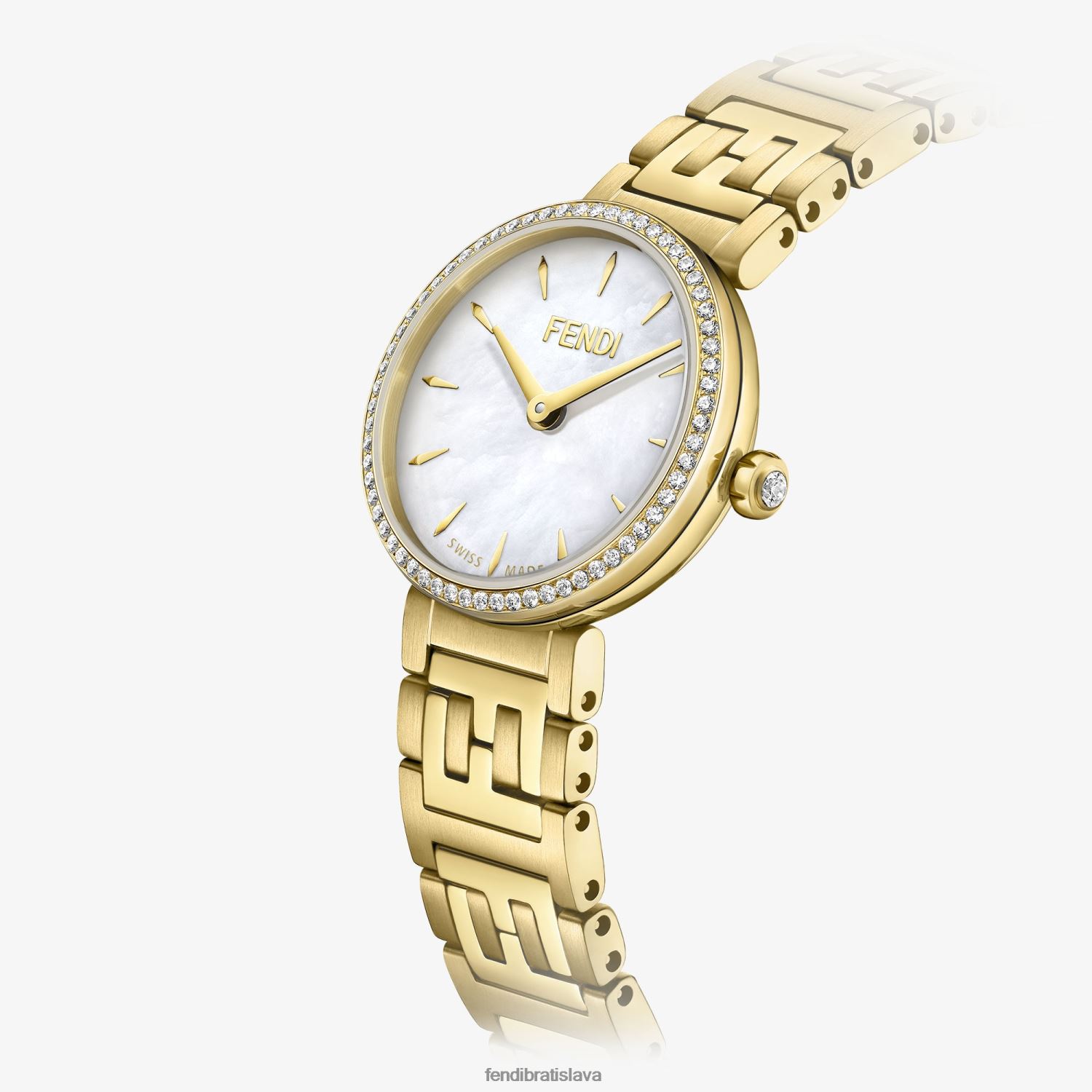 príslušenstvo Fendi 19mm - náramkové hodinky s logom ff viacfarebný ženy 8NT4Z8434