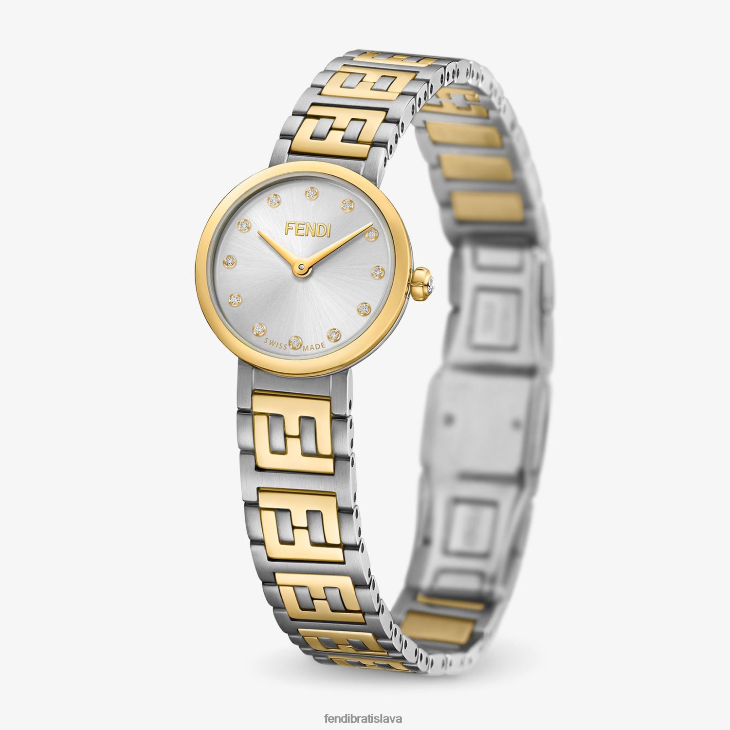 príslušenstvo Fendi 19mm - náramkové hodinky s logom ff viacfarebný ženy 8NT4Z8474