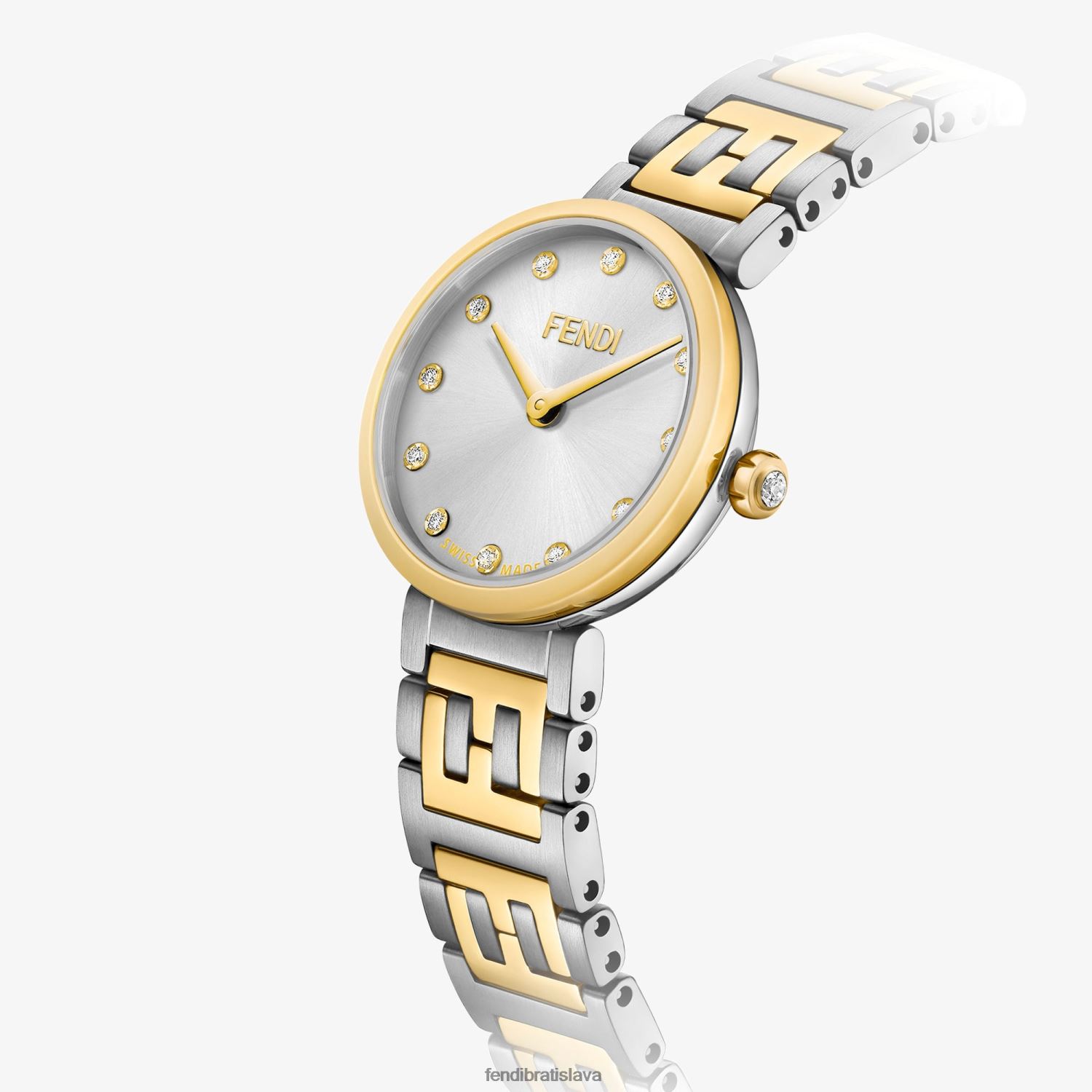 príslušenstvo Fendi 19mm - náramkové hodinky s logom ff viacfarebný ženy 8NT4Z8474