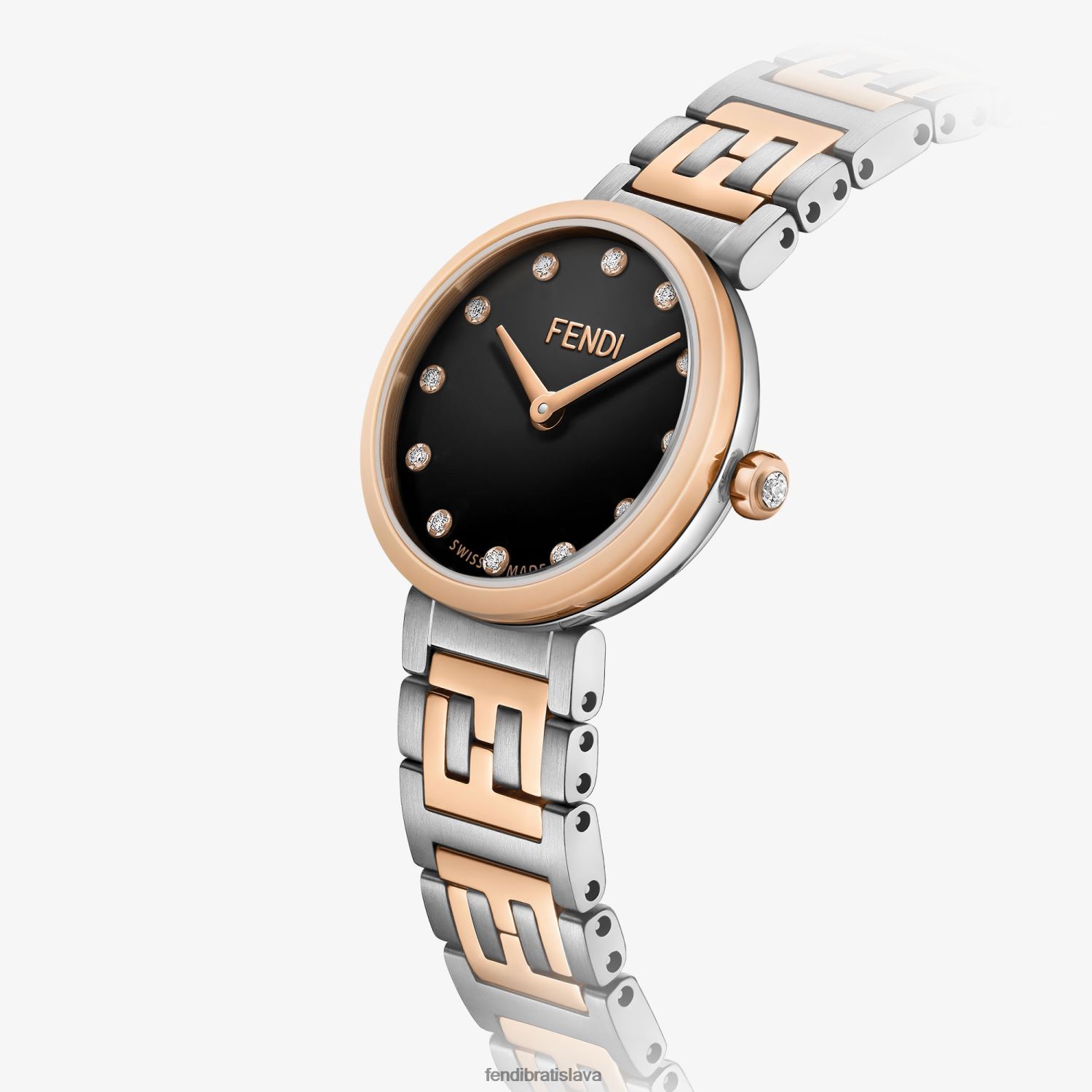 príslušenstvo Fendi 19mm - náramkové hodinky s logom ff viacfarebný ženy 8NT4Z8477