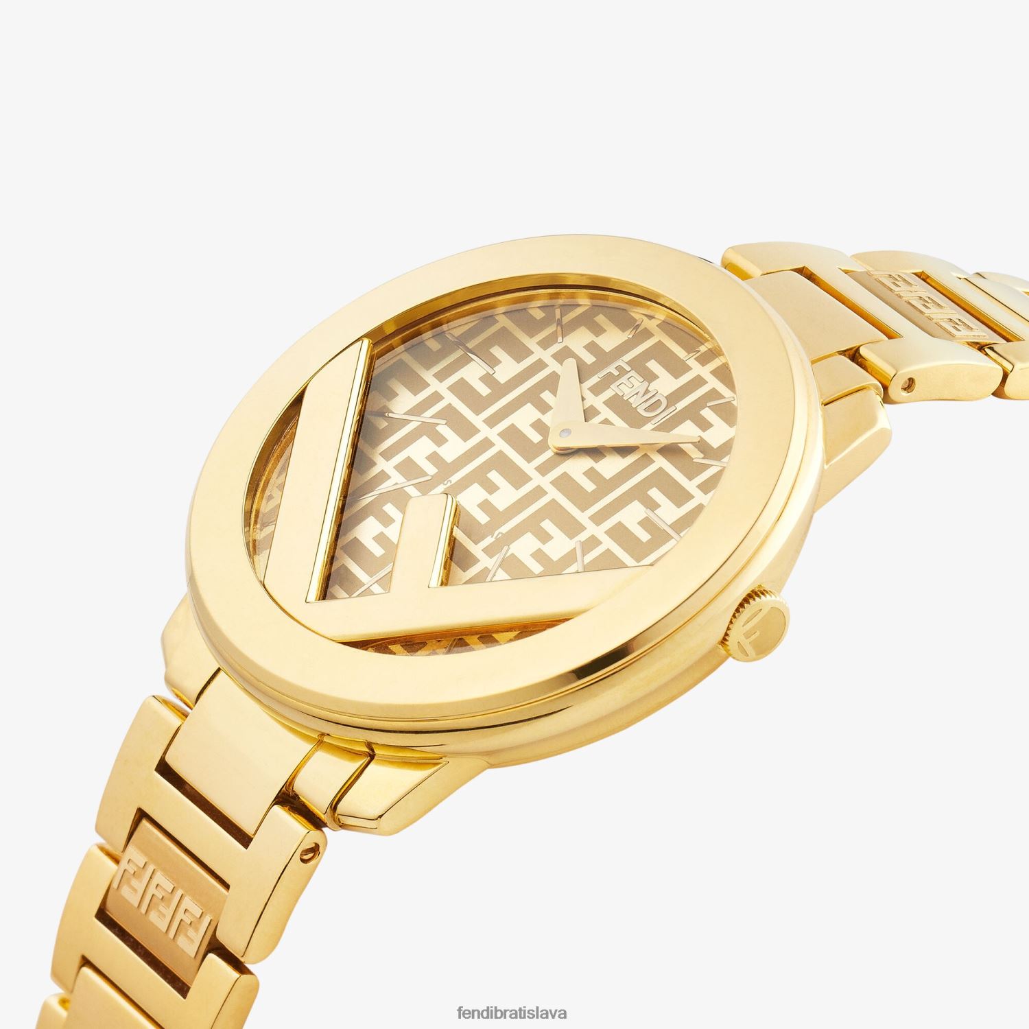 príslušenstvo Fendi 36mm - okrúhle hodinky s logom zlato ženy 8NT4Z8172