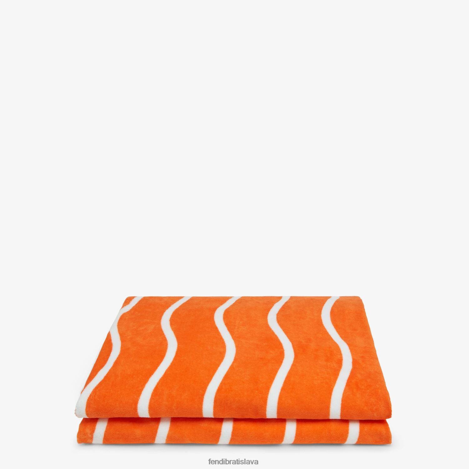 príslušenstvo Fendi bavlnený plážový uterák oranžová ženy 8NT4Z8119