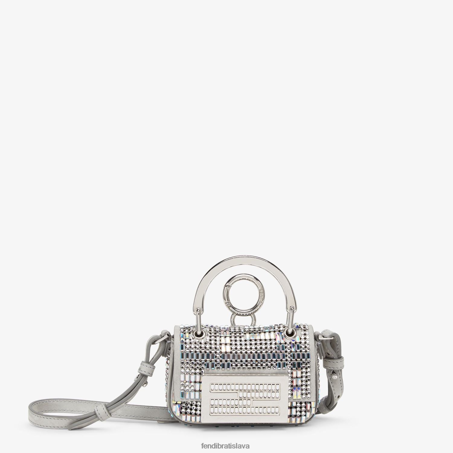 príslušenstvo Fendi minitaška nubuk by marc jacobs sivá ženy 8NT4Z8170 - Kliknutím na obrázok zatvorte -