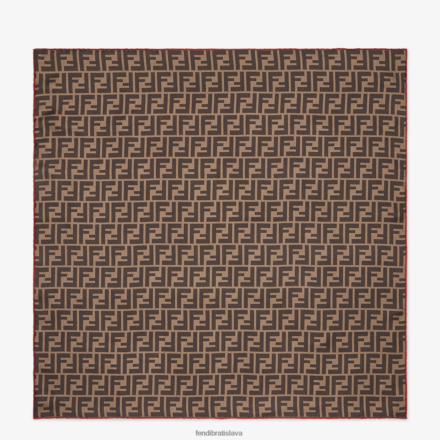 príslušenstvo Fendi multisilk faulard hnedá ženy 8NT4Z864