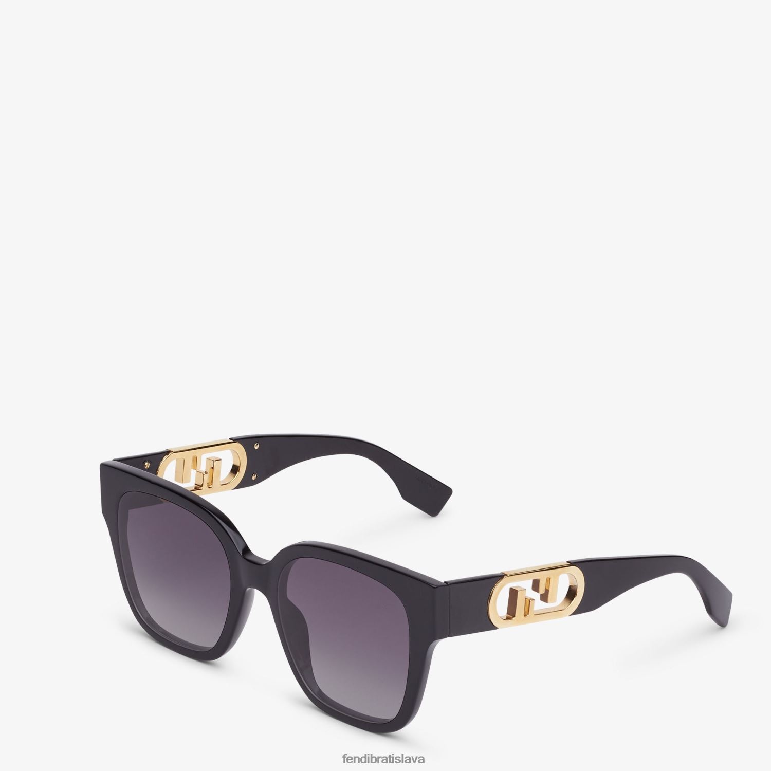 príslušenstvo Fendi acetátové slnečné okuliare o'lock čierna ženy 8NT4Z8315