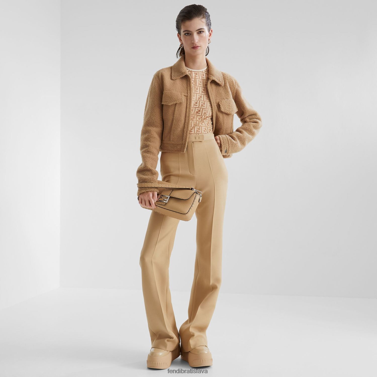 šperky Fendi ff náušnice striebro ženy 8NT4Z81688