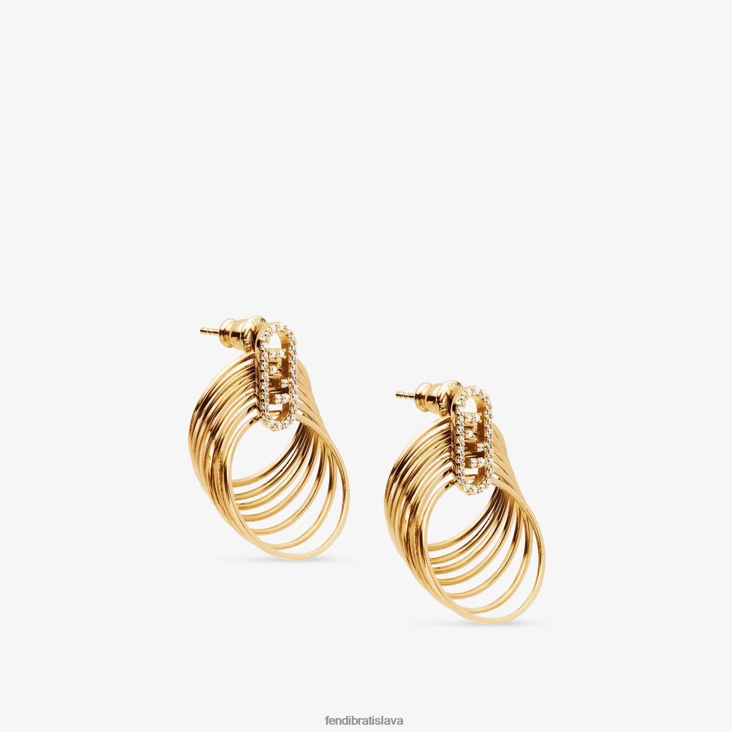 šperky Fendi o'lock náušnice zlato ženy 8NT4Z81673