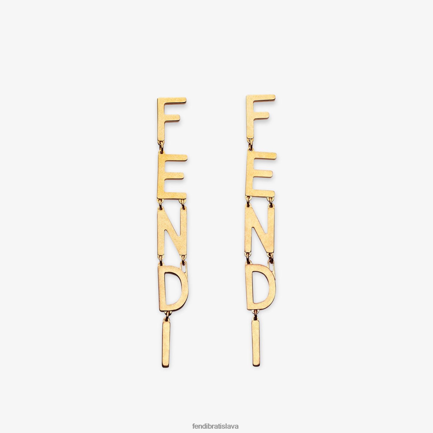 šperky Fendi vintage -náušnice zlato ženy 8NT4Z81694
