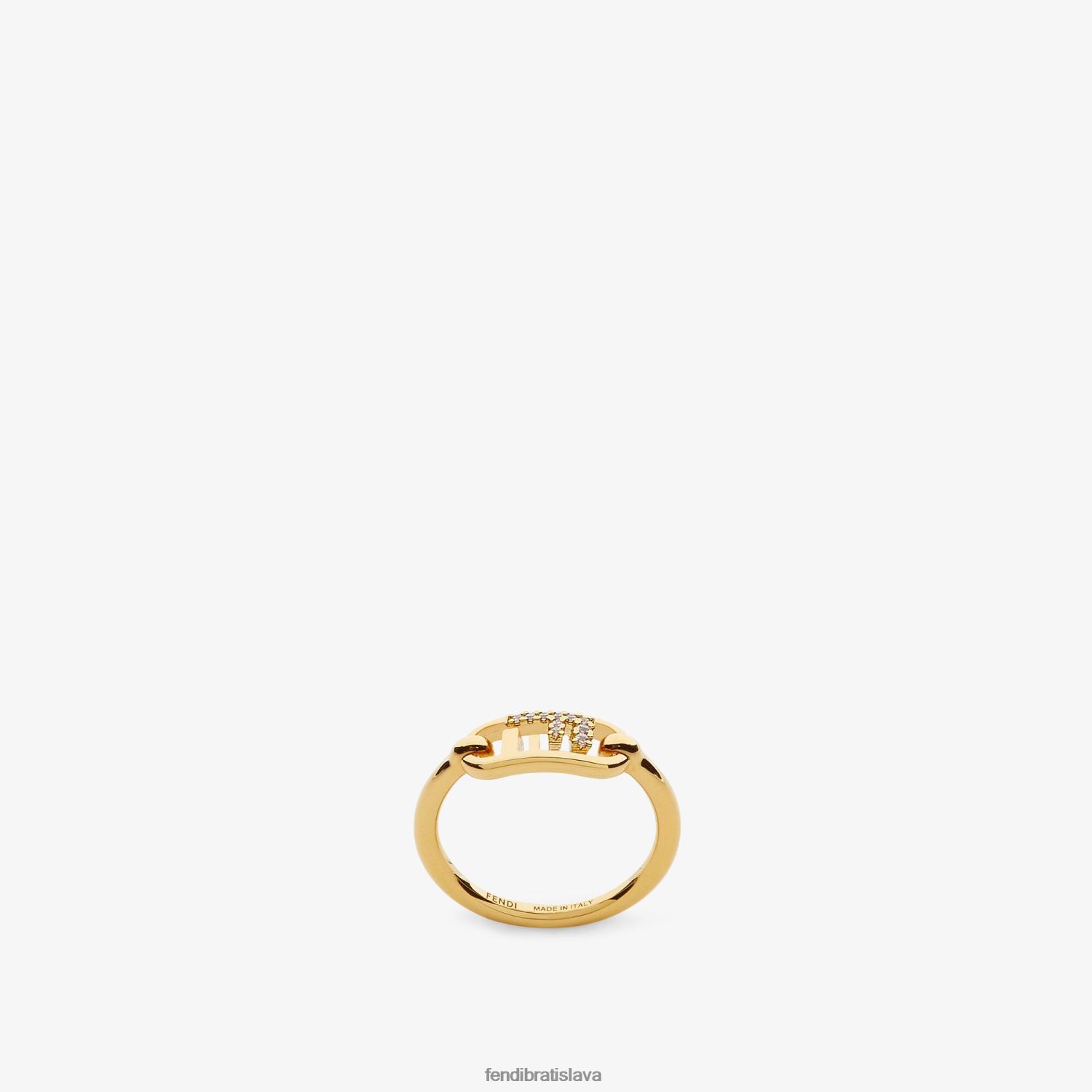šperky Fendi o'lock ring ring zlato ženy 8NT4Z81690