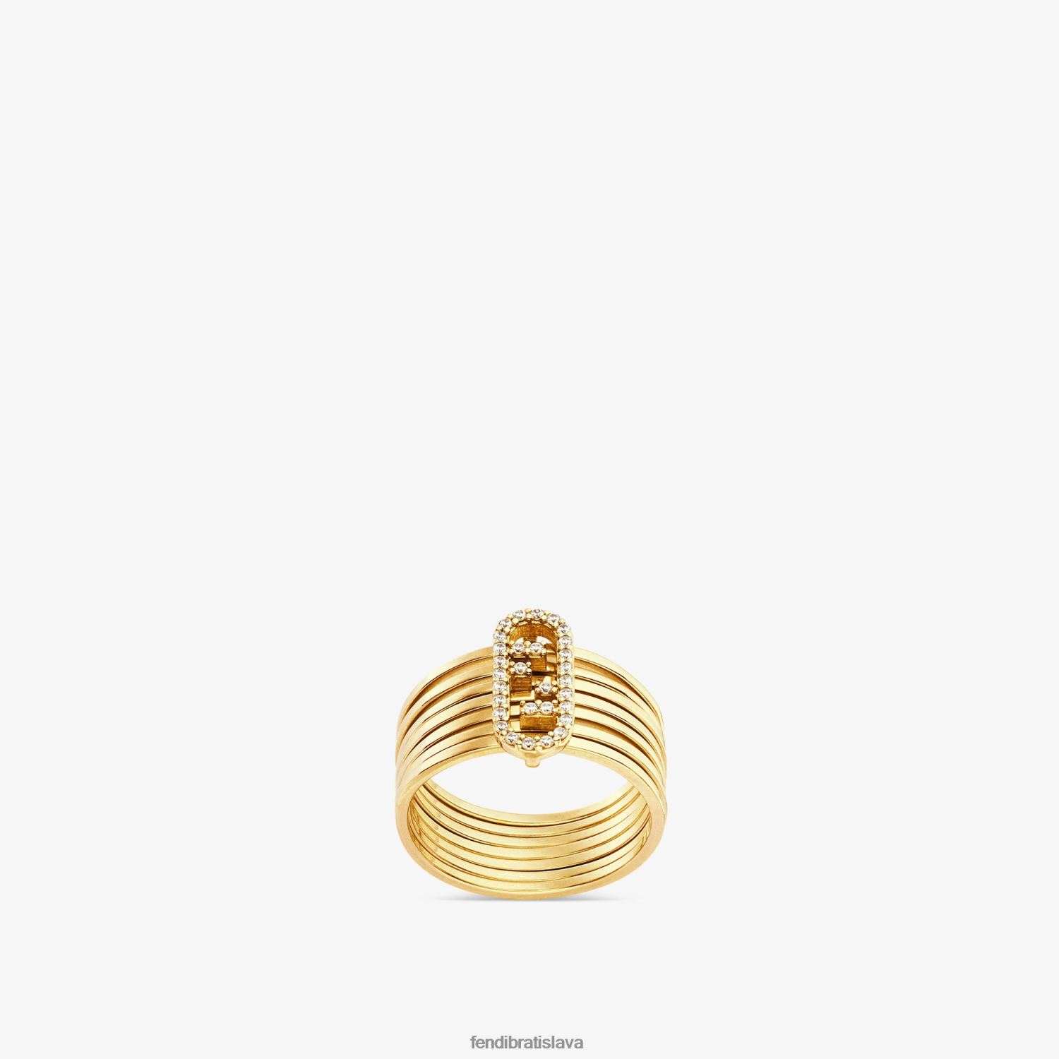 šperky Fendi o'lock ring zlato ženy 8NT4Z81675