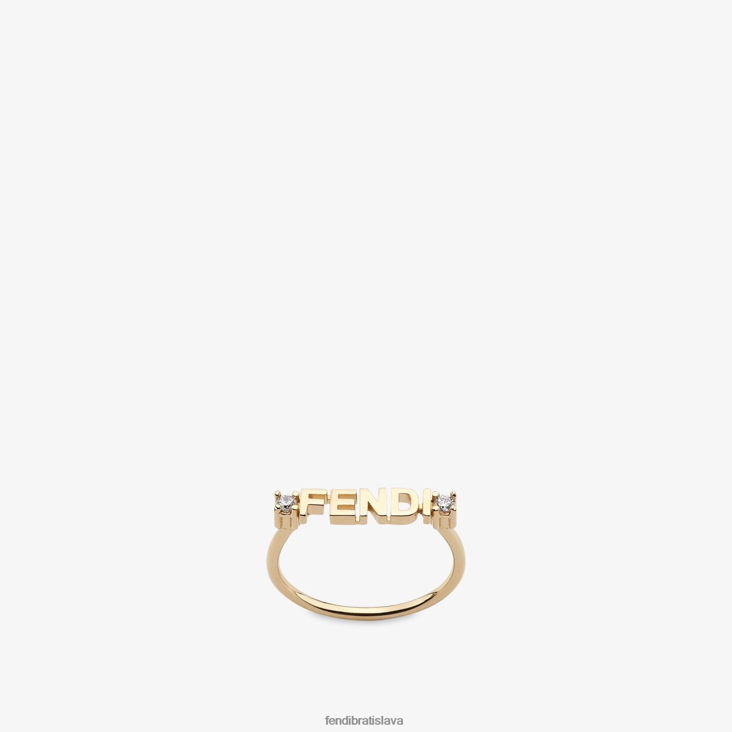 šperky Fendi prsteň na podpis zlato ženy 8NT4Z81767